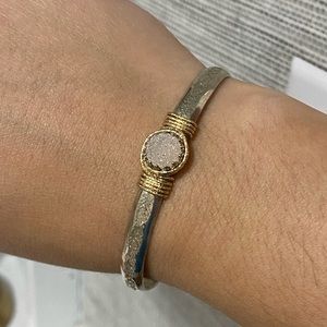 Druzy Quartz Bangle
